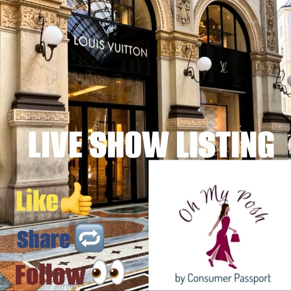 Louis Vuitton Other - PLEASE ❤️ TO BE NOTIFIED WHEN✨OH MY POSH ✨ GOES LIVE‼️